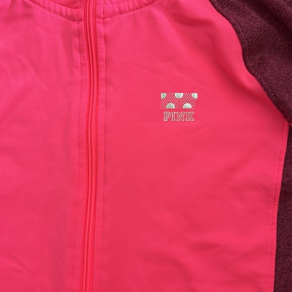 Pink brand small zip up pullover in excellent condition - Picture 3 of 4